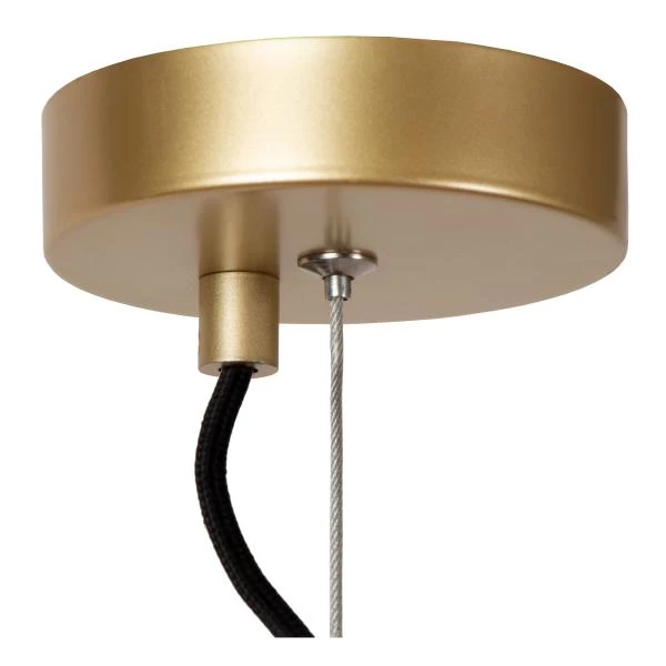 Lucide HANNELORE - Hanglamp - Ø 40 cm - 1xE27 - Mat Goud / Messing - detail 4